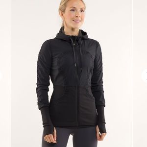 Lululemon Dance Studio Hooded Jacket Black Reversible